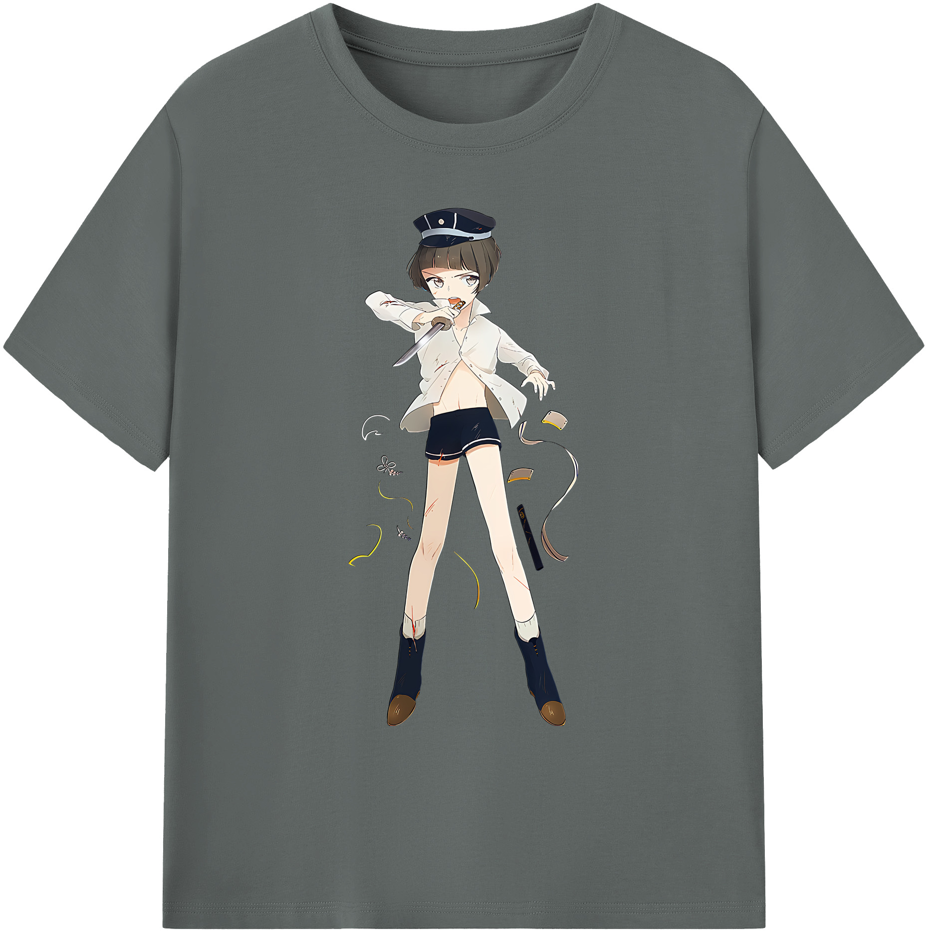 （画像用） 刀剣乱舞 Touken Ranbu 綿100％ メンズ半袖Tシャツ｜肌触りやわらか＆通気性
